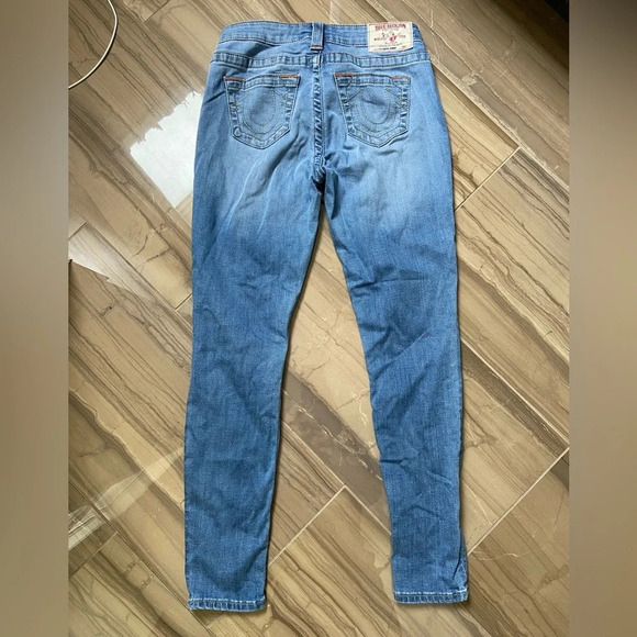 True Religion mid rise denim skinny  jeans Sz 26 - Picture 2 of 10